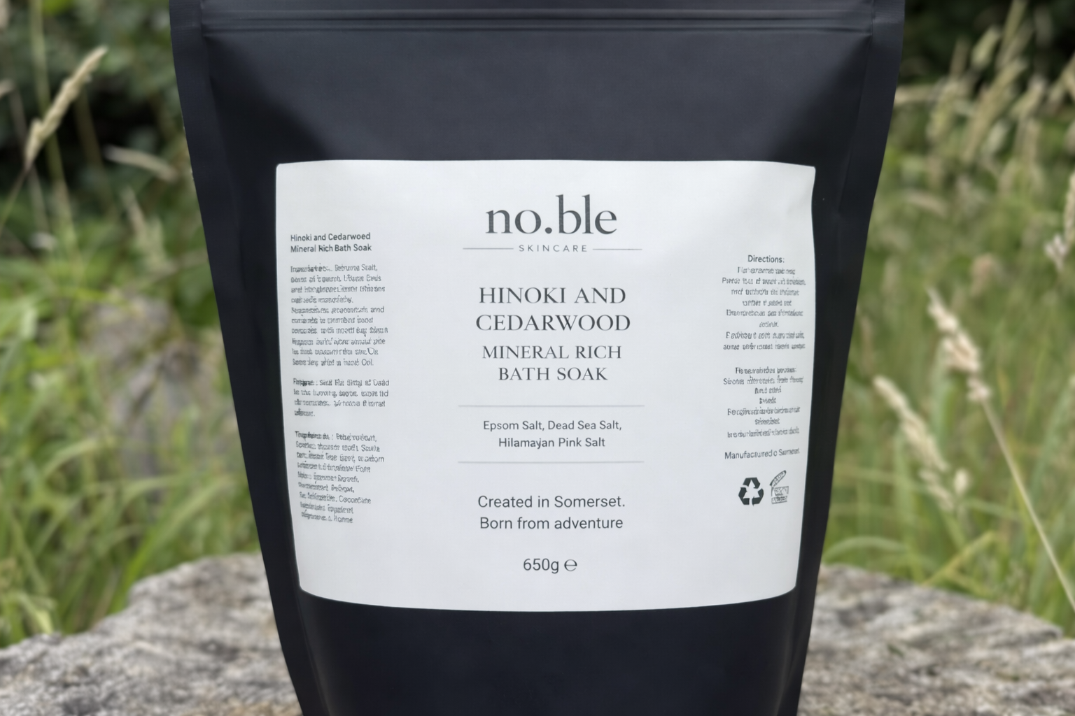 Hinoki and Cedarwood Mineral Rich Bath Salts